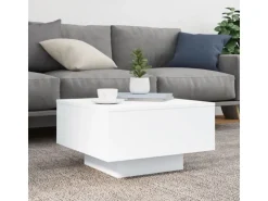 vidaXL Couchtisch Weiß 55x55x31 cm Holzwerkstoff 836567