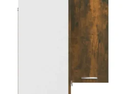 vidaXL Eck-Hängeschrank Räuchereiche 57x57x60 cm Holzwerkstoff