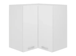 vidaXL Eckhängeschrank Weiß 57x57x60 cm Holzwerkstoff