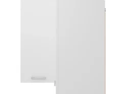 vidaXL Eckhängeschrank Weiß 57x57x60 cm Holzwerkstoff