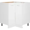 vidaXL Eckunterschrank Weiß 75,5x75,5x80,5 cm Holzwerkstoff
