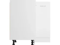 vidaXL Eckunterschrank Weiß 75,5x75,5x80,5 cm Holzwerkstoff