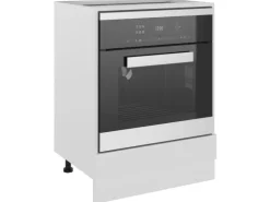 vidaXL Herdumbauschrank Weiß 60x46x81,5 cm Holzwerkstoff