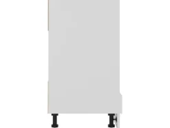 vidaXL Herdumbauschrank Weiß 60x46x81,5 cm Holzwerkstoff