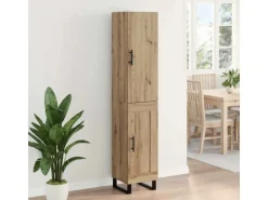 vidaXL Highboard Artisan-Eiche 34,5 x 34 x 180 cm Holzwerkstoff 3415838