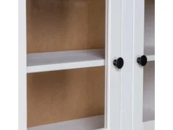 vidaXL Highboard Weiß 93x40,5x180 cm Kiefernholz Panama