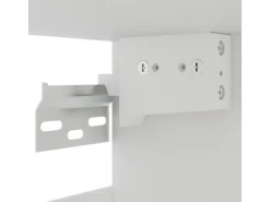 vidaXL Hängeglasschrank Betongrau 60x31x60 cm Holzwerkstoff