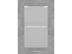 vidaXL Hängeglasschrank Betongrau 40x31x60 cm Holzwerkstoff