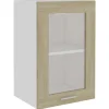 vidaXL Hängeglasschrank Sonoma-Eiche 40x31x60 cm Holzwerkstoff Modell 1