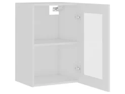 vidaXL Hängeglasschrank Weiß 40x31x60 cm Holzwerkstoff