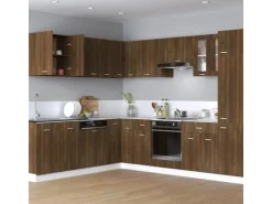 vidaXL Hängeschrank Braun Eichen-Optik 60x31x60 cm Holzwerkstoff