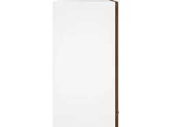 vidaXL Hängeschrank Glas Braun Eichen-Optik 60x31x60 cm Holzwerkstoff