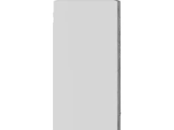 vidaXL Hängeschrank Glas Grau Sonoma 40x31x60 cm Holzwerkstoff