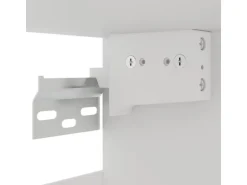 vidaXL Hängeschrank Glas Grau Sonoma 40x31x60 cm Holzwerkstoff