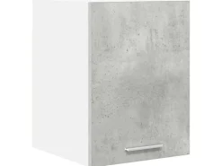 vidaXL Hängeschrank mit Tür Riga Betongrau und Weiß 30 x 31 x 40 cm 884120