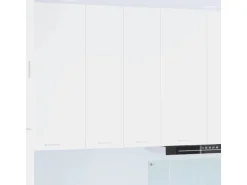 vidaXL Hängeschrank mit Tür Riga Weiß 60 x 31 x 100 cm Holzwerkstoff 884354