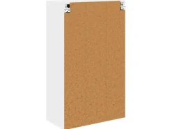 vidaXL Hängeschrank mit Tür Riga Weiß 60 x 31 x 100 cm Holzwerkstoff 884354