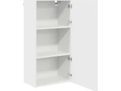 vidaXL Hängeschrank mit Tür Riga Weiß 50 x 31 x 100 cm Holzwerkstoff 884346