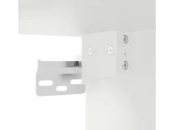 vidaXL Hängeschrank mit Tür Riga Weiß 80 x 31 x 40 cm Holzwerkstoff 884178