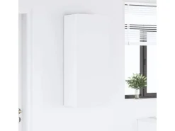 vidaXL Hängeschrank mit Tür Riga Weiß 40 x 31 x 100 cm Holzwerkstoff 884338