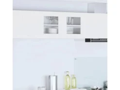 vidaXL Hängeschrank mit Tür Riga Weiß 80 x 31 x 40 cm Holzwerkstoff 884226