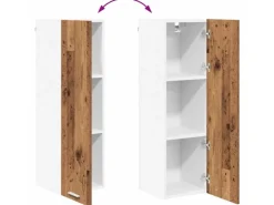 vidaXL Hängeschrank Riga Altholz 30 x 31 x 100 cm Holzwerkstoff 884336