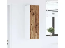 vidaXL Hängeschrank Riga Altholz 30 x 31 x 100 cm Holzwerkstoff 884336