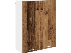 vidaXL Hängeschrank Riga Altholz 80 x 31 x 100 cm Holzwerkstoff 884368