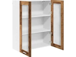 vidaXL Hängeschrank Riga Altholz 80 x 31 x 100 cm Holzwerkstoff 884400