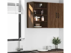 vidaXL Hängeschrank Riga Braun Eichen-Optik 40x29,5x60 cm Holzwerkstoff 854181