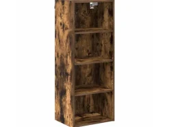 vidaXL Hängeschrank Riga Geräucherte Eiche 40 x 29,5 x 100 cm 884470