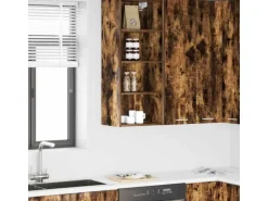 vidaXL Hängeschrank Riga Geräucherte Eiche 40 x 29,5 x 100 cm 884470