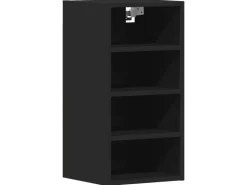 vidaXL Hängeschrank Riga Schwarz 30x29,5x60 cm Holzwerkstoff 854167