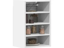 vidaXL Hängeschrank Riga Weiß 40x29,5x60 cm Holzwerkstoff 854175