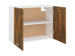 vidaXL Hängeschrank Räuchereiche 80x31x60 cm Holzwerkstoff