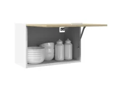 vidaXL Hängeschrank Sonoma-Eiche 60x31x40 cm Holzwerkstoff