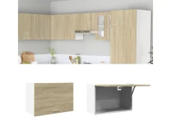 vidaXL Hängeschrank Sonoma-Eiche 60x31x40 cm Holzwerkstoff