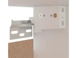 vidaXL Hängeschrank Weiß 80x31x60 cm Holzwerkstoff