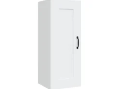 vidaXL Hängeschrank Weiß 35x34x90 cm Holzwerkstoff