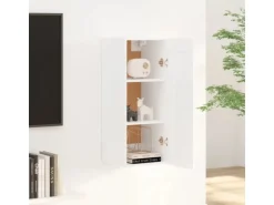 vidaXL Hängeschrank Weiß 35x34x90 cm Holzwerkstoff