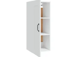 vidaXL Hängeschrank Weiß 35x34x90 cm Holzwerkstoff