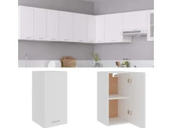 vidaXL Hängeschrank Weiß 29,5x31x60 cm Holzwerkstoff