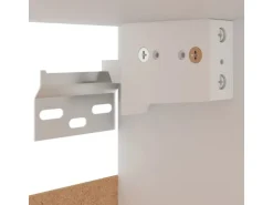 vidaXL Hängeschränke 2 Stk Betongrau 50x31x60 cm Holzwerkstoff