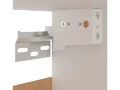 vidaXL Hängeschränke 2 Stk Schwarz 50x31x60 cm Holzwerkstoff