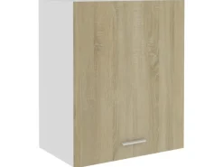 vidaXL Hängeschränke 2 Stk Sonoma-Eiche 50x31x60 cm Holzwerkstoff