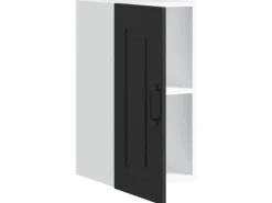 vidaXL Küchen-Hängeschrank Kalmar Schwarz Holzwerkstoff 853538