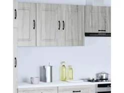 vidaXL Küchen-Hängeschrank Kalmar Grau Sonoma Holzwerkstoff 853593