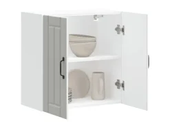 vidaXL Küchen-Hängeschrank Lucca Weiß Holzwerkstoff 853817