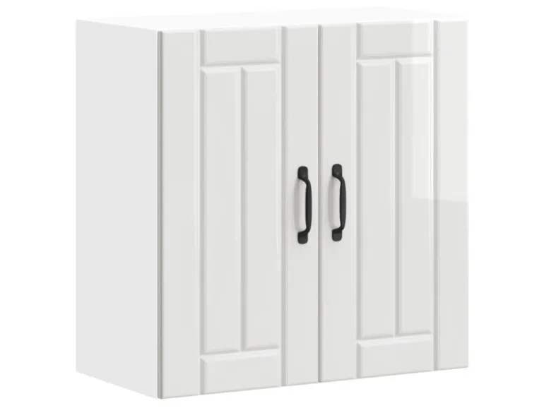 vidaXL Küchen-Hängeschrank Lucca Hochglanz-Weiß Holzwerkstoff 853819