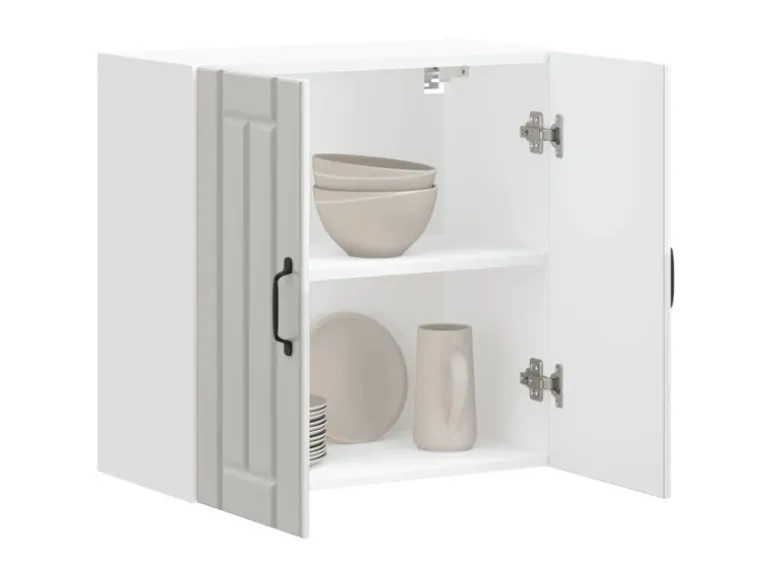 vidaXL Küchen-Hängeschrank Lucca Hochglanz-Weiß Holzwerkstoff 853819